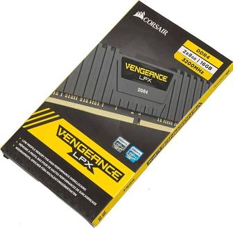 Оперативная память Corsair Vengeance LPX 16GB, 16Гб RAM, 16(2x8)GB