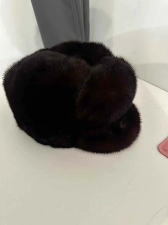 Норковая шапка мужская