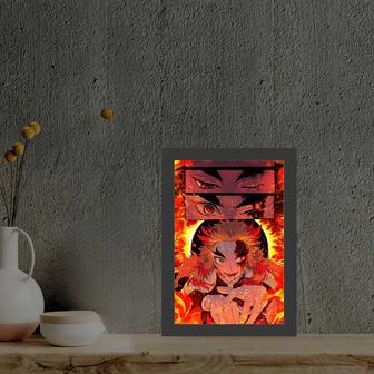 LED-арт с Рангику из аниме Demon Slayer