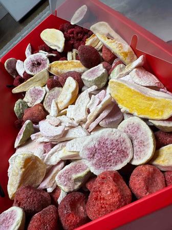 Сублимированные фрукты и йогурты