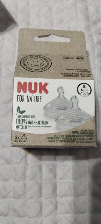 Соска Nuk силиконовая (медленный поток) с 0 до 6 месяцев