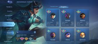 Аккаунт мобайл легендс