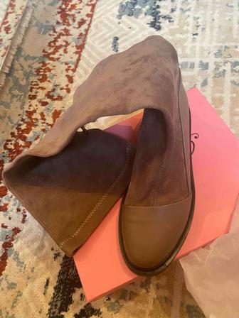 Продам ботфорты женские, натурального замша