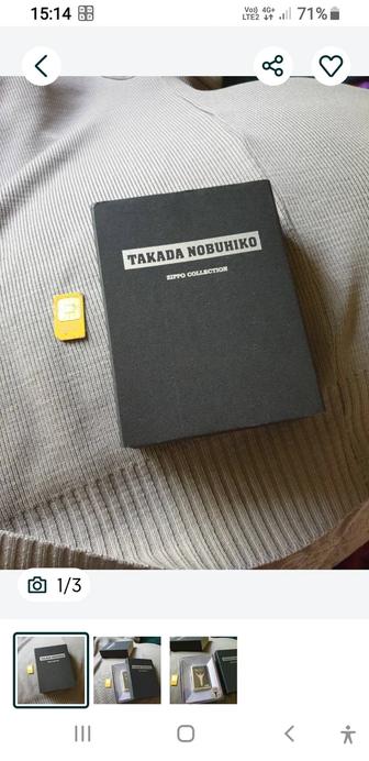 Продам эксклюзив зажигалку Такада сан. Япония