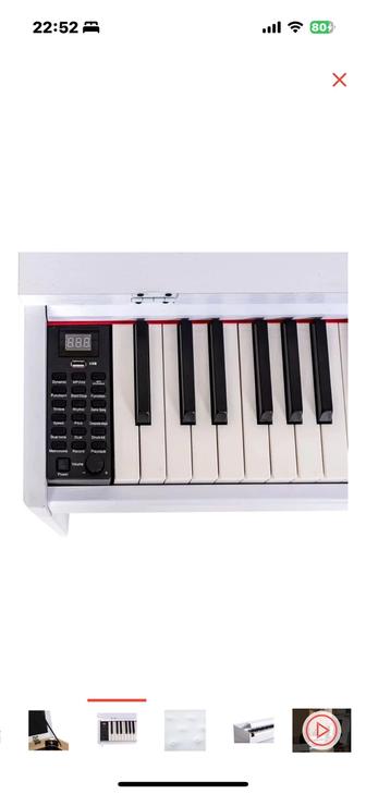 Цифровое пианино Gmusic GM01 Белый матовый Банкетка