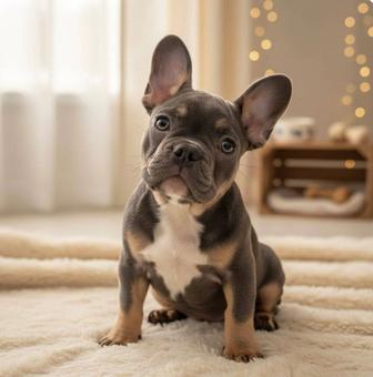 Шикарные французские бульдожки с цветной генетикой