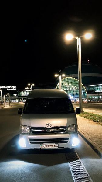Пассажирские перевозки аренда авто услуги микроавтобуса Тойота Хайс