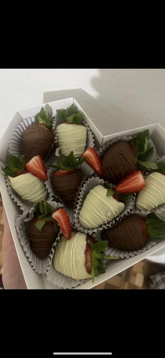 Клубника в бельгийском шоколаде Павлодар На заказ еда