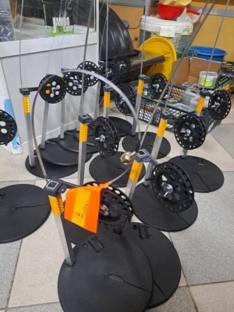 Жерлицы оснащены на судака для рыбалки