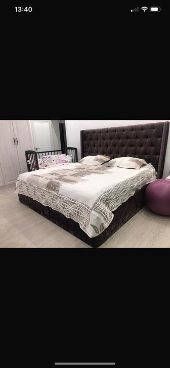 Двуспальная кровать с матрасом Askona 200x200