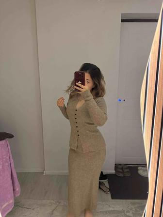 Двойка коричнево- бежевая