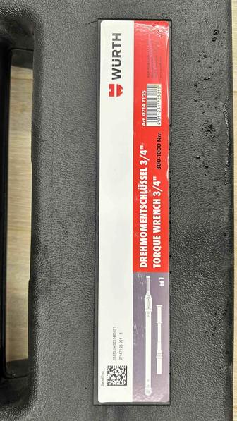 Динамометрический ключ Wurth