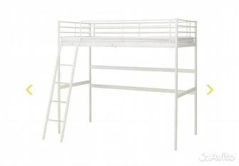 Двухъярусная кровать IKEA СКВЭРТА