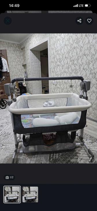 Кровать манеж электронный