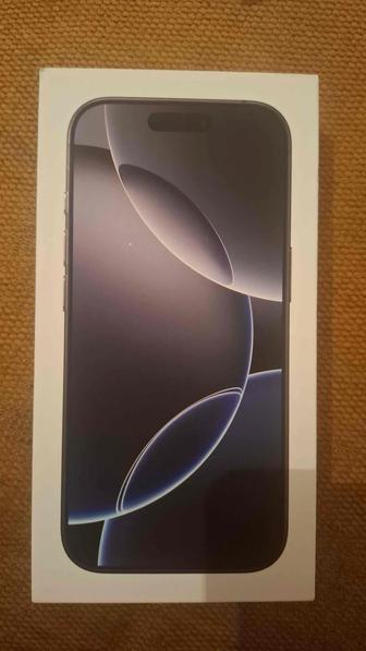 iPhone 16 pro black titanium