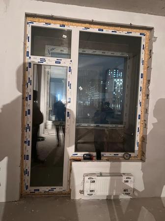 Продам балконную дверь и окно