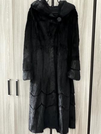 Норковая шуба французской длины