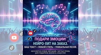 Сделаю песню как у Любимого Артиста (Без нарушения прав)Подарок близким