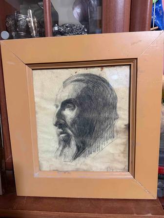 Рисунки карандашом народного художника Казахстана