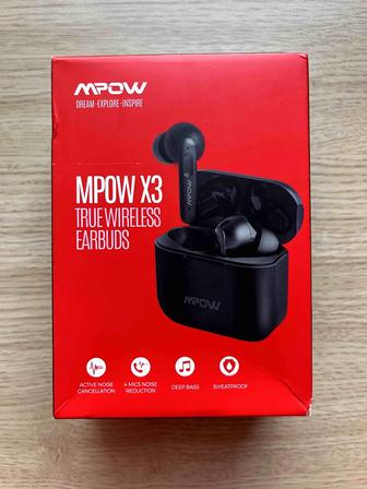 Беспроводные наушники Mpow X3 TWS Black