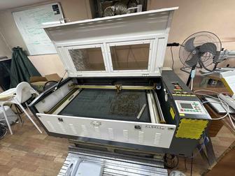 Лазерный CO станок ALSEL 1290 чиллер SA CW-5000, б/у