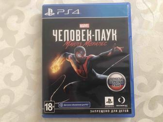 Продам диск Человек паук Майлз Моралес для пс 4