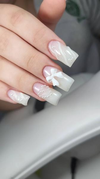 Маникюр Гелевое покрытие Наращивание