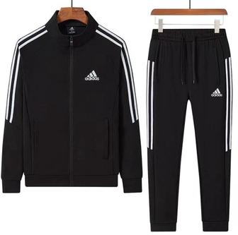 Adidass Спортивный костюм весна осень качество мощное материал хб