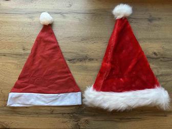 Новогодняя шапка Деда Мороза / колпак новогодний/ шапка НГ (Оптом и Розницу