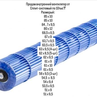 Продаю винтелятор от внутреннего и наружного блока сплит-систем б/у