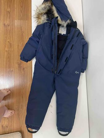 Комбинезон зимний темно-синий 110 см Котофей