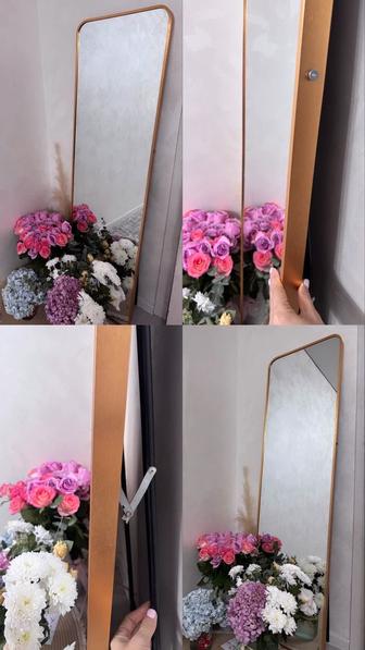 Продам зеркало с подставкой, настенное!!!