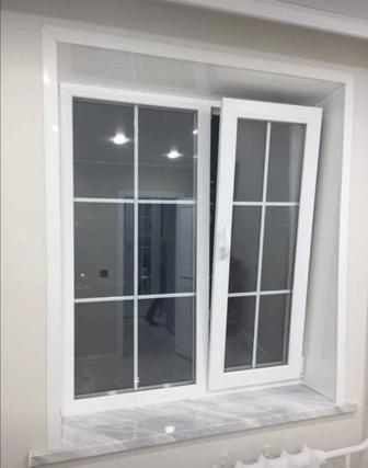 Установка пластиковых откосов, подоконников.