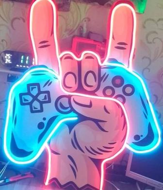 Изготовление вывесок из гибкого неона