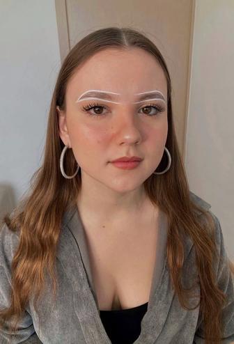 Коррекция бровей окрашивание центр города 45 квартал