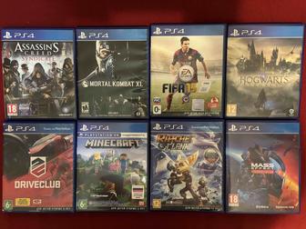 Игры на PS4 (Hogwarts Legacy, MK, Assasins Creed, Mass Effect, и др.)