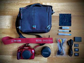 Фотоаппарат Canon EOS 1100d Полный комплект Срочно