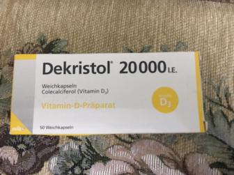 Витамин D3. Dekristol 20 000