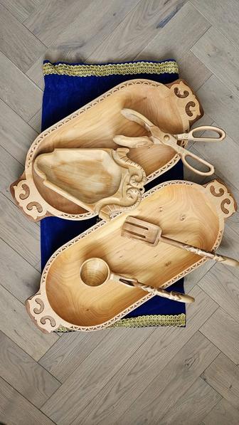 Набор деревянных блюд Астану