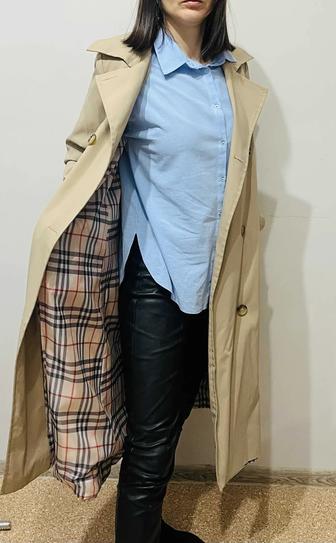 Тренч плащ бежевый