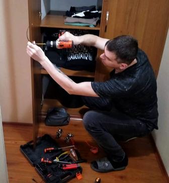 Услуги мебельщика Сборка мебели и ремонт любой сложности. Навеска в Алматы.