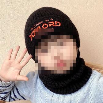 Шапка и снуд детская на 3-4 года