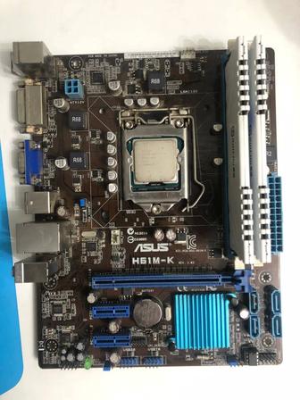 Продам комплект ASUS H61M-K i5-3470 16 ГБ DDR3