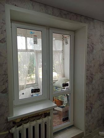 Откосы внутренние и наружные.