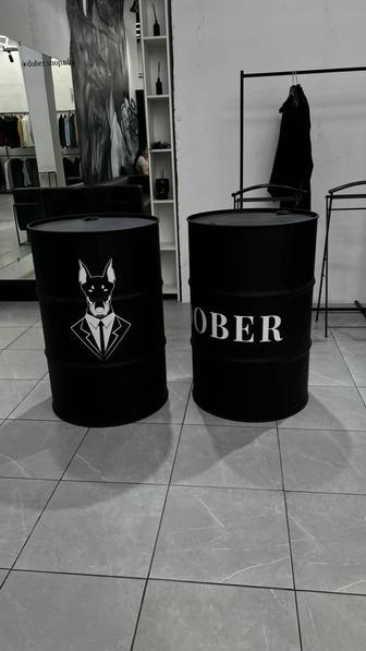 Декор бочки 200 л.черные
