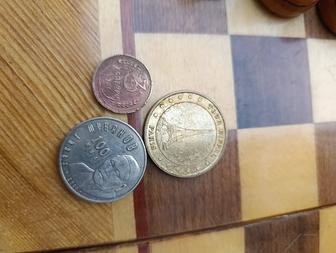 Муканов монета Казахстан ретро