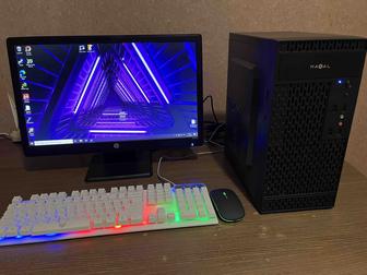 Компьютер с монитором GTX 1050 Ti 4 ГБ/i5-6400T/12Гб/ССД