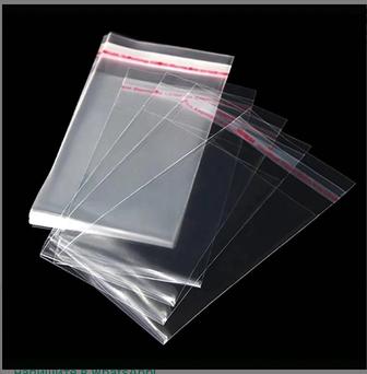 Прозрачные упаковочные пакетики с клеевым клапаном
