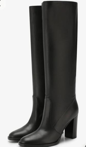 Сапоги демисезон TAMARIS кожанные , без меха Tamaris