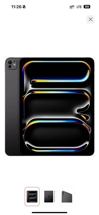 Продаю Apple iPad Pro 2024 Wi-Fi 5G 13 13 дюйм 8 Гб/256 Гб черный